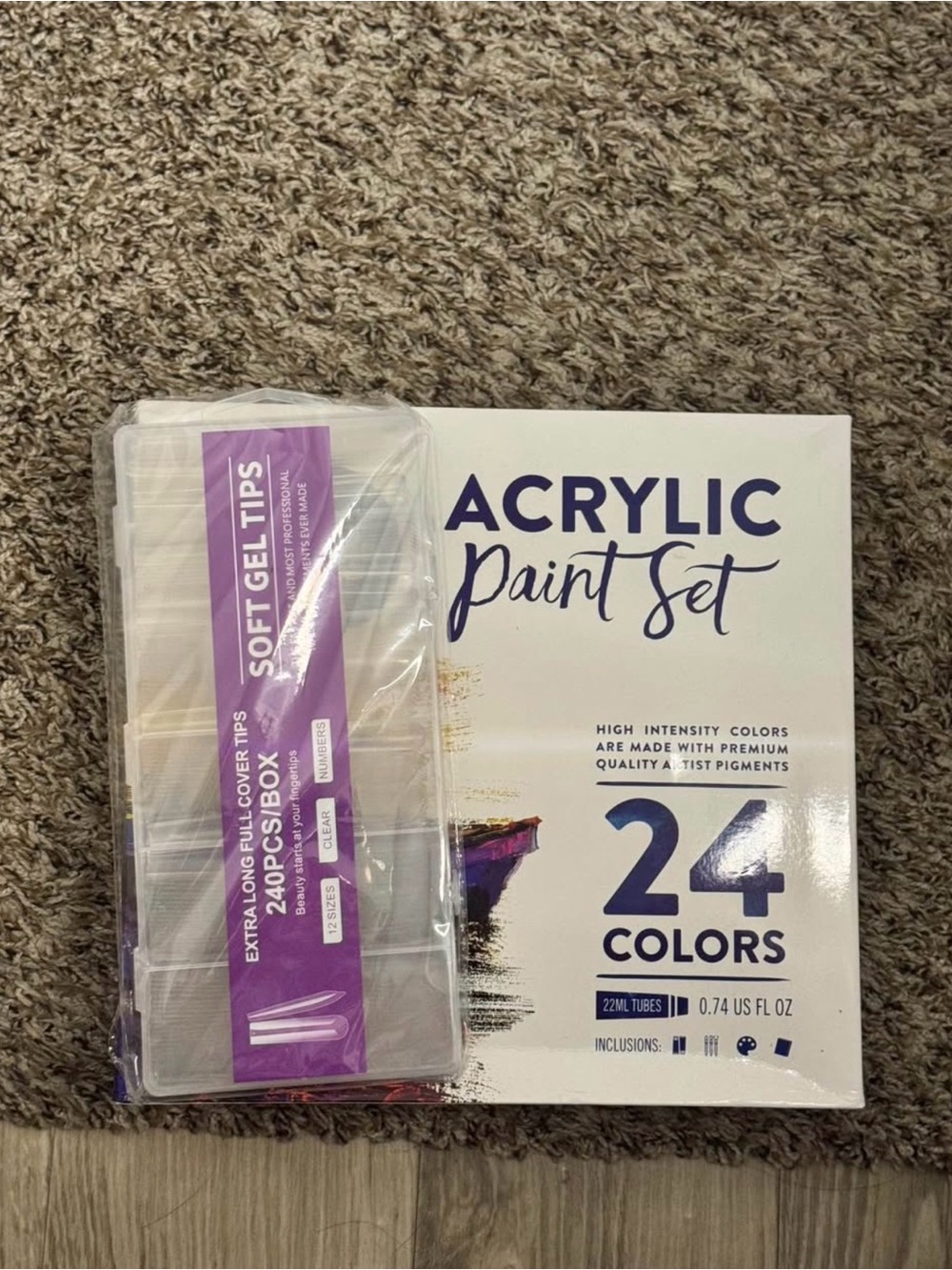 Acrylic Paint Set - 24 Colors